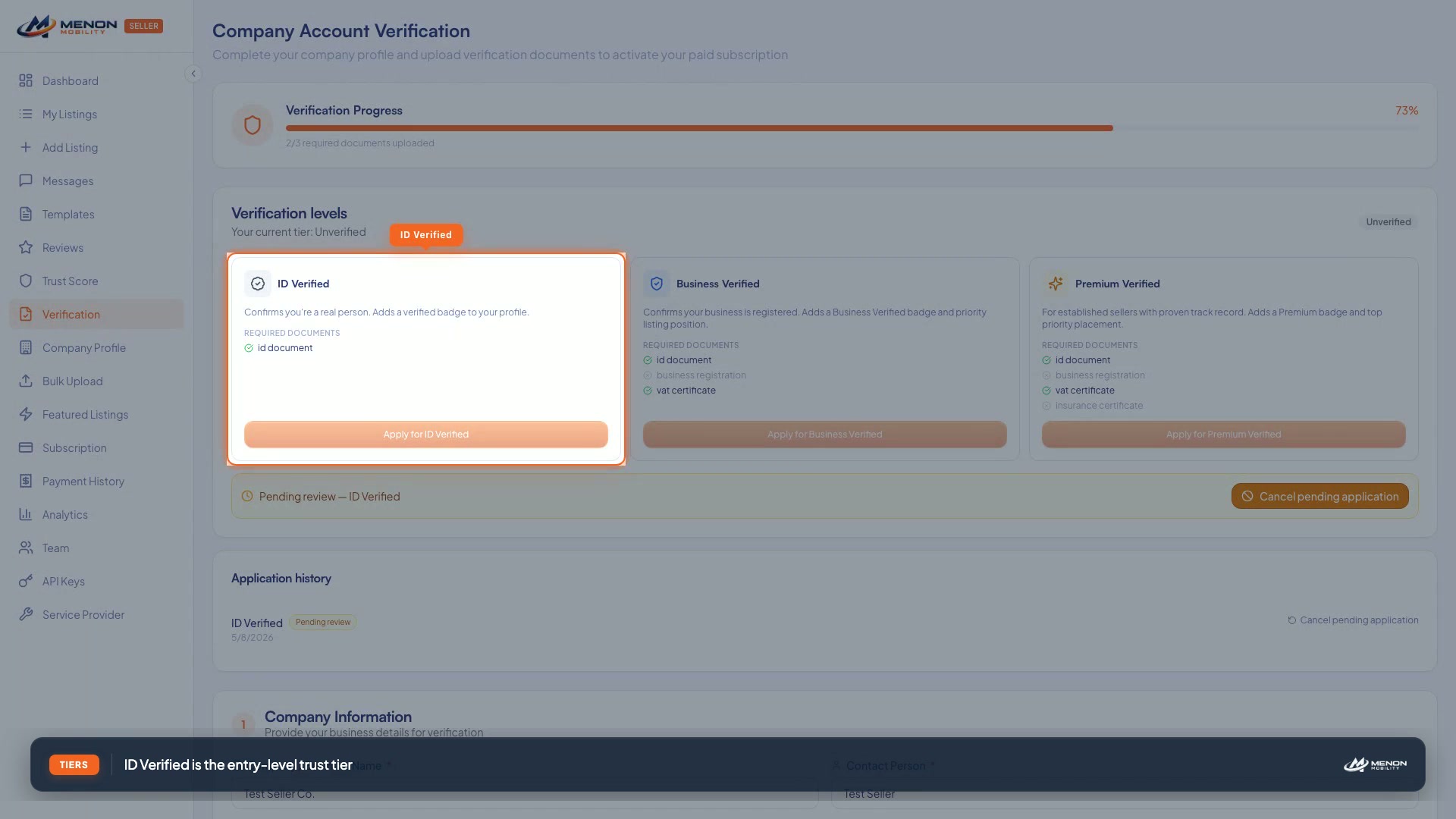 Verify Your Account